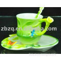 Green Bamboo Double Cup